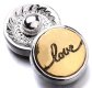 (image for) Mini 12mm Snap Jewelry Gold Love Script